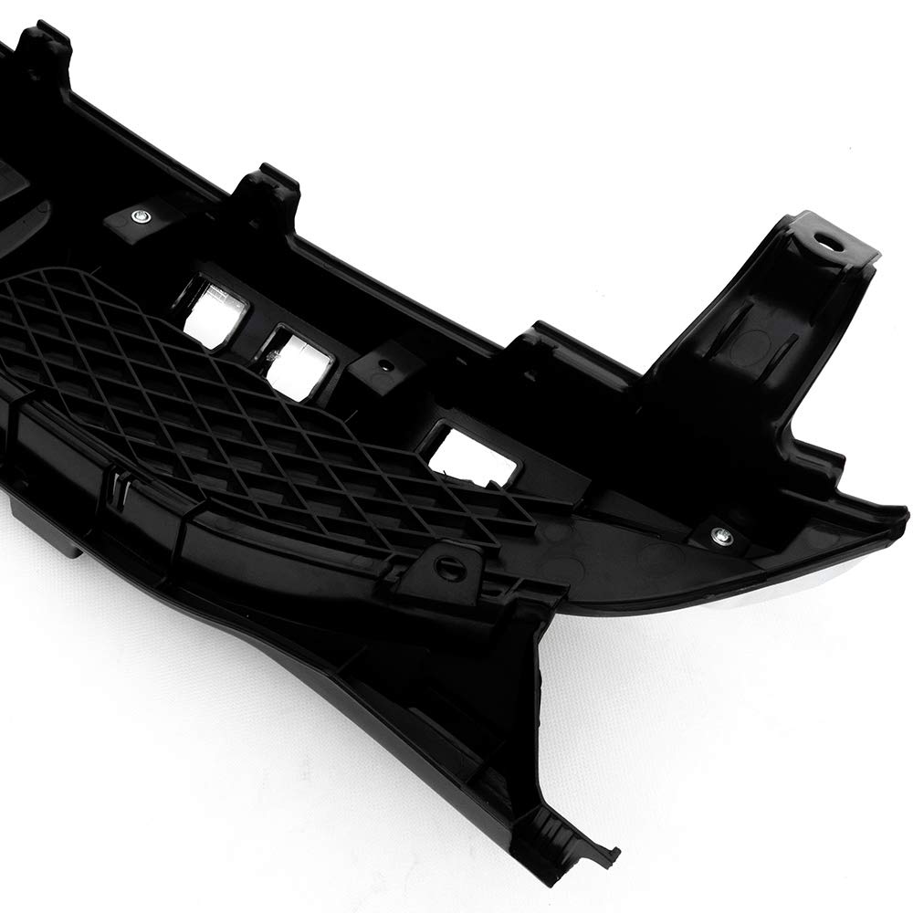 G-PLUS Chrome Front Bumper Grille Trim for 2009-2011 Honda Civic Sedan | Replacement Grill Insert HO1200198 71121SNAA50 | Car Exterior Upgrade & Customization Accessory