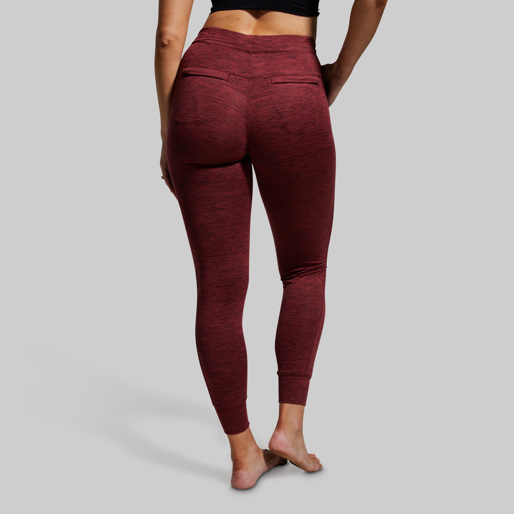 Women's Comfortable Athleisure Jogger Pants - Soft Lounge Pants for Relaxing at Home, Yoga, Running Errands (Maroon) - Perfect for Casual Wear, Travel & Cozy Weekends