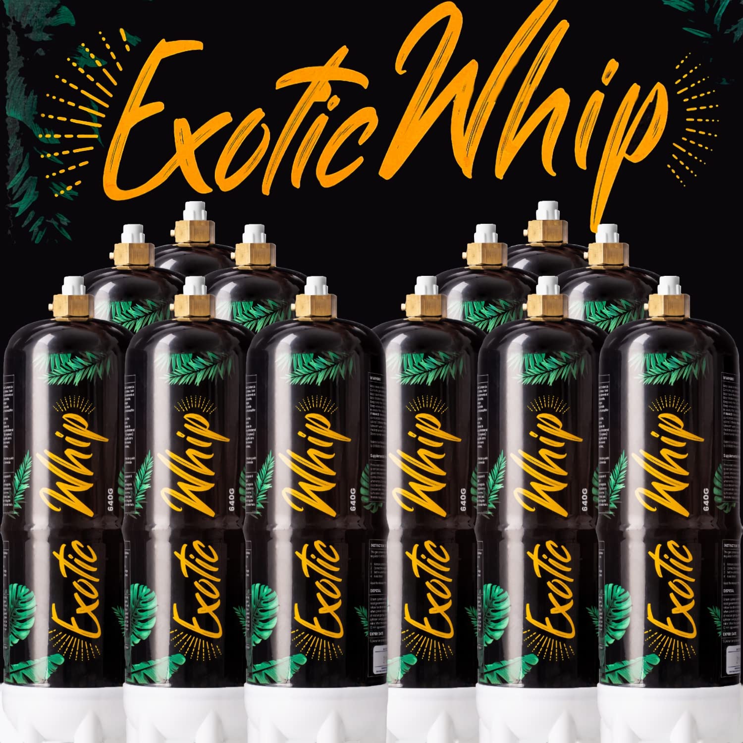 Premium 670G Nitrous Oxide Chargers for Whipped Cream Dispenser - European Quality Cream Whippers - Perfect for Desserts, Coffee Toppings & Baking (Pack of 10)