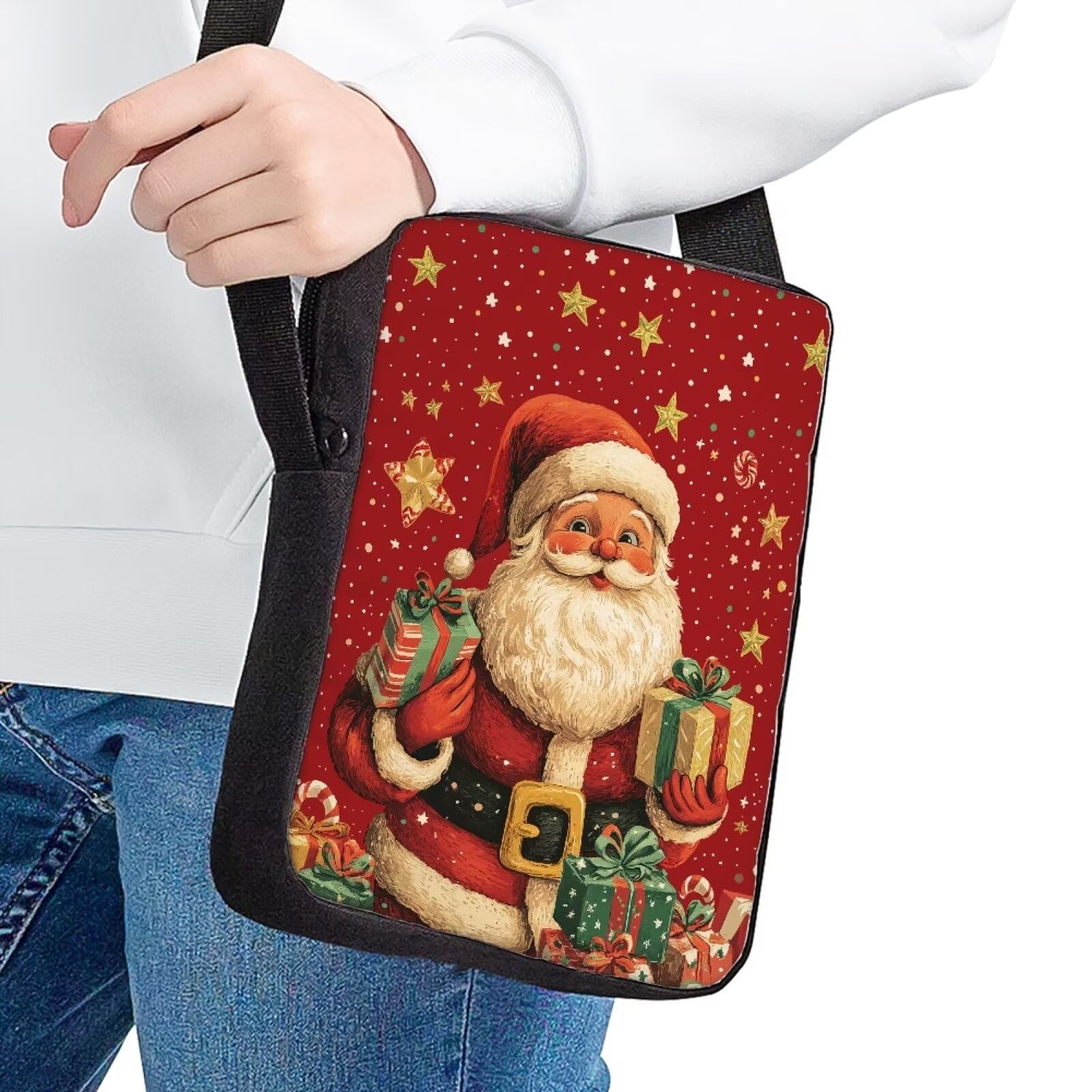 GIFTPUZZ Crossbody Bags for Women, Men & Kids - Adjustable Long Strap Messenger Purse Shoulder Bag - Perfect for Travel, School & Daily Use