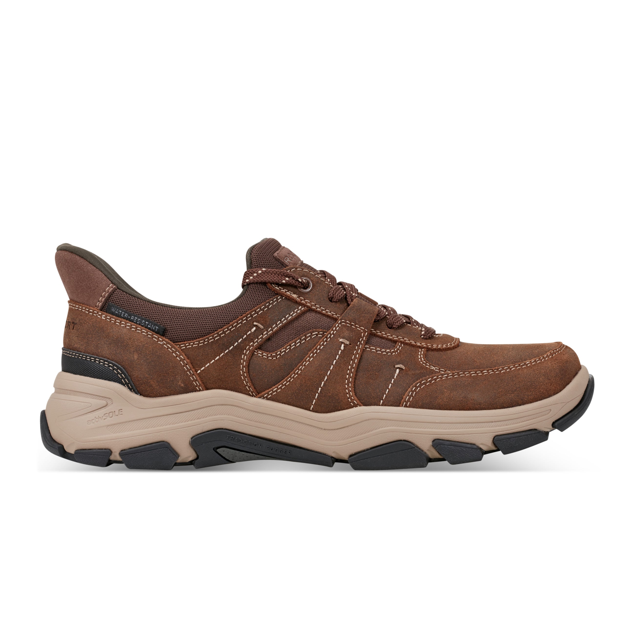 Men's Rhett Step Activated Casual Lace Up Shoes - Comfortable Walking & Everyday Sneakers for Work, Travel & Outdoor Activities