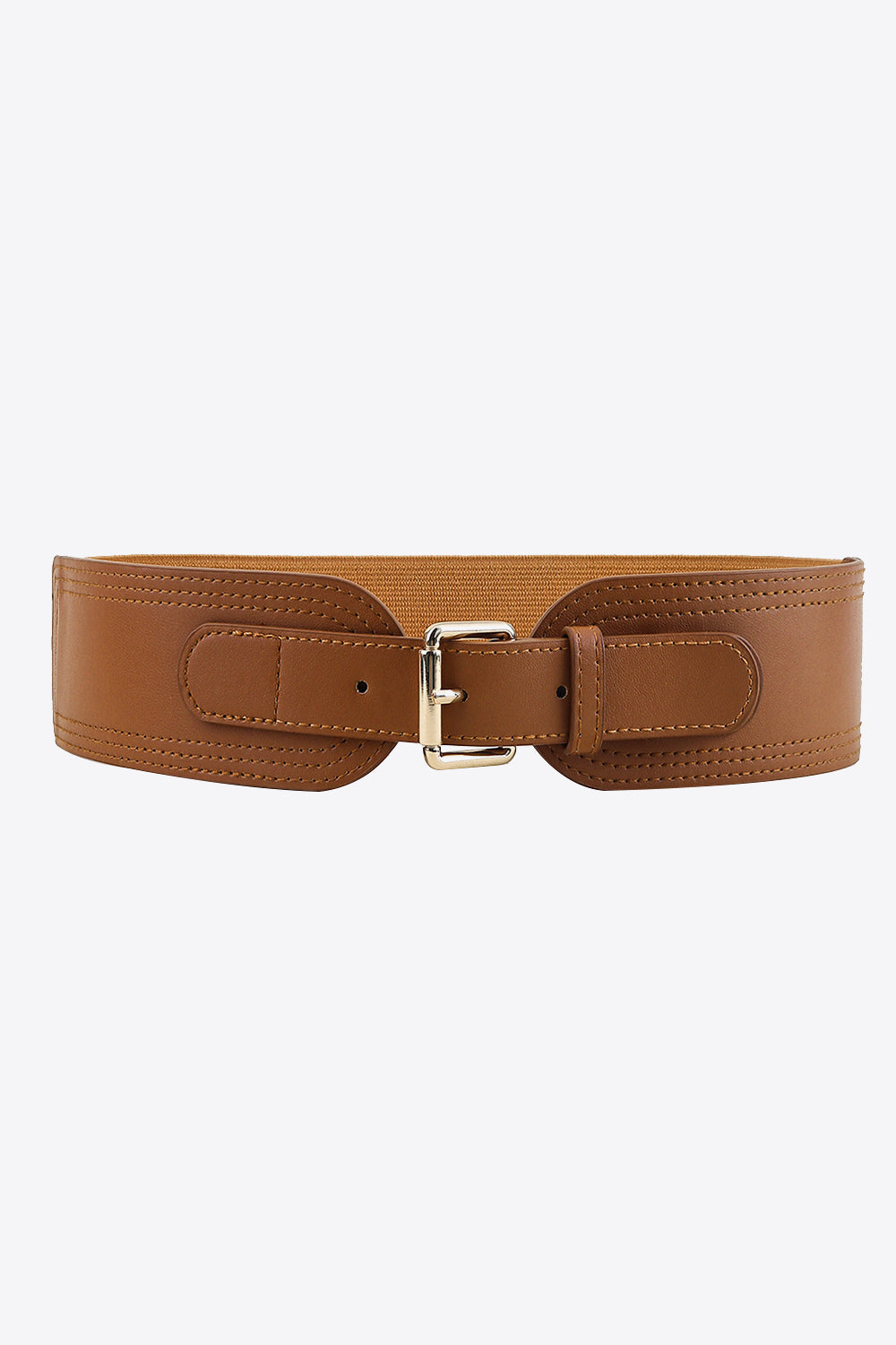 Stretchable Wide PU Leather Belt for Women & Men - Adjustable Waistband for Jeans, Pants & Dresses | Fashion Accessory for Casual & Formal Outfits