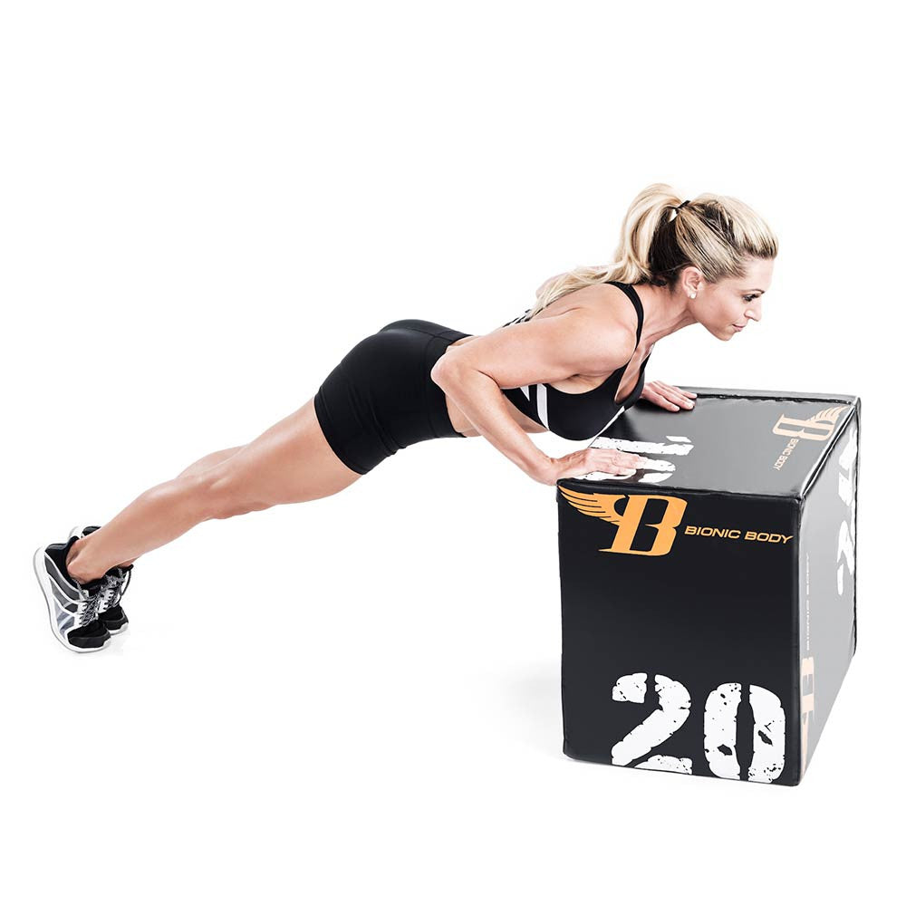 Bionic Body Plyobox - Adjustable Jump Box for CrossFit, HIIT & Plyometric Training | BBPB 1106 | Perfect for Home Gym & Outdoor Workouts
