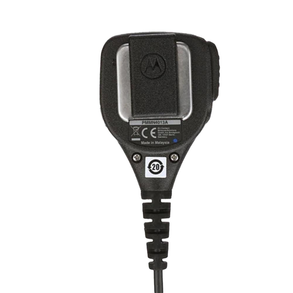 Motorola PMMN4013 Two-Way Radio Speaker Mic - Durable & Clear Communication for Business, Security & Outdoor Adventures