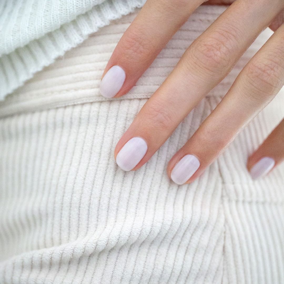 Green Nail Polish - Milky White Vegan Nail Lacquer | Long Lasting Chip-Resistant Formula | Perfect for Spring Nail Art & Everyday Wear