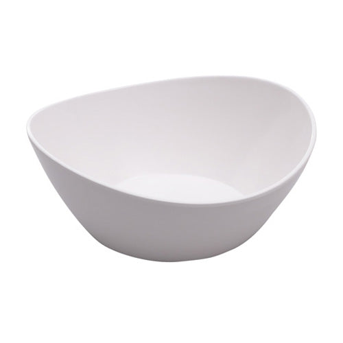 Arcata 922366 White Melamine Round Bowl - 145 oz. Durable & Lightweight for Outdoor Dining, Picnics, and Camping