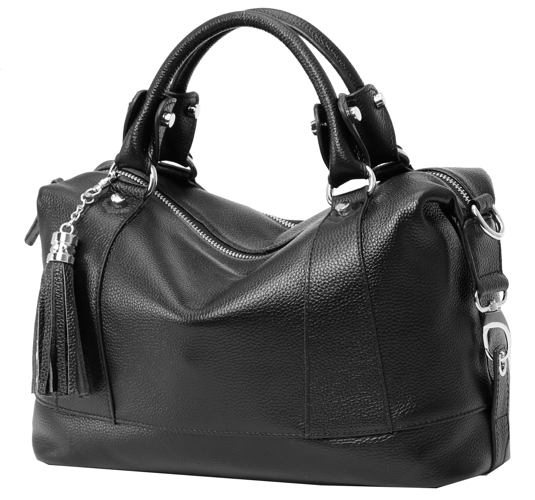 Stylish HESHE Leather Purses & Handbags for Women - Shoulder Tote, Hobo, Crossbody & Top Handle Bags - Perfect for Work, Travel & Everyday Use