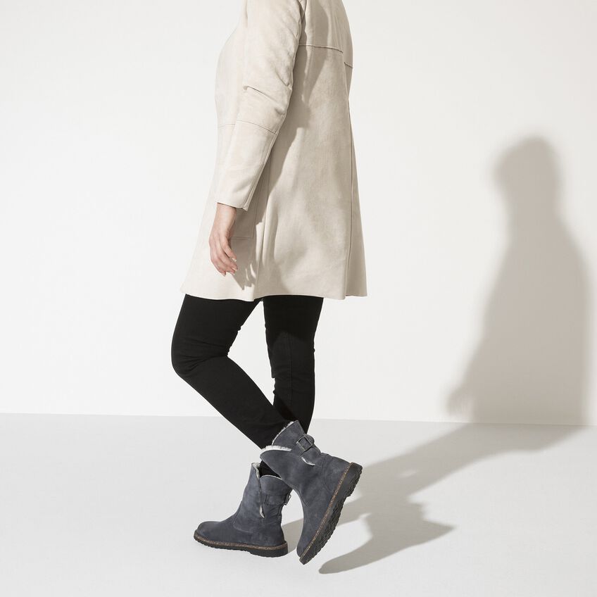Birkenstock Uppsala Shearling Suede Leather Clogs - Comfortable Winter House Shoes for Women & Men - Perfect for Indoor, Outdoor & Cozy Home Wear