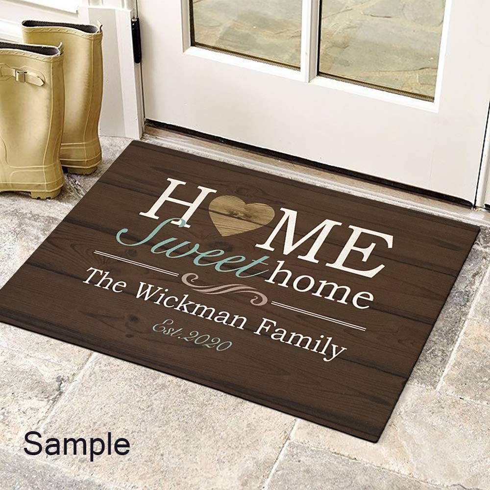 English Springer Spaniel Puppy Doormat - Cute Silhouette Dog Rug for Home Decor, Non-Slip Entry Mat 27.5
