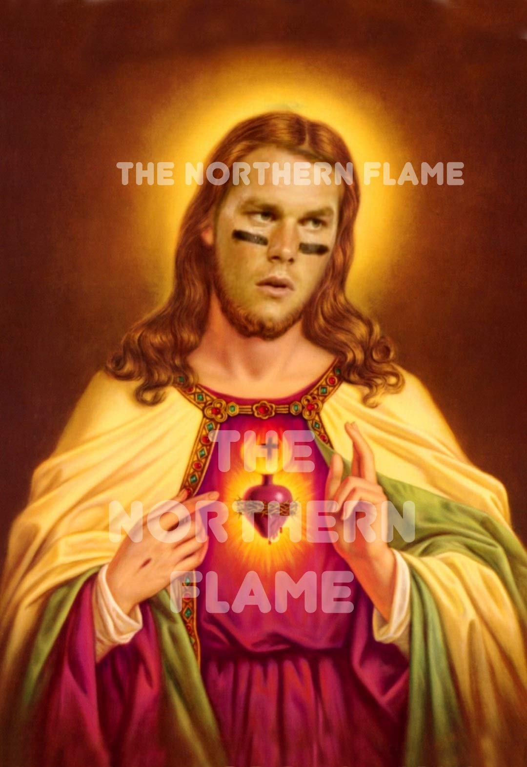 Tom Brady Prayer Candle - Funny Gag Gift & Celebrity Novelty Candle - Perfect for Football Fans, Pranks & Home Decor