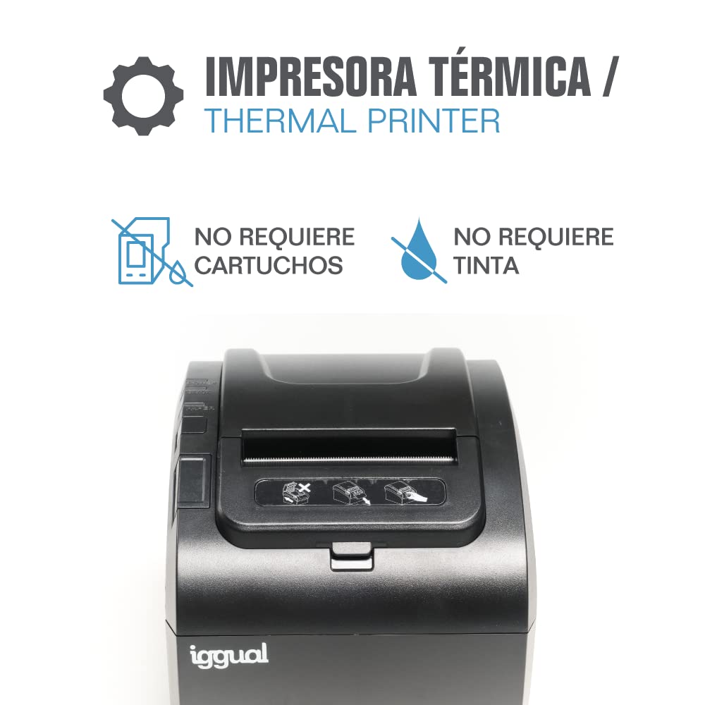 TP8002 Thermal Printer with USB, RS232 & Ethernet Connectivity - Ideal for Shipping Labels, Barcode Printing & Retail Receipts