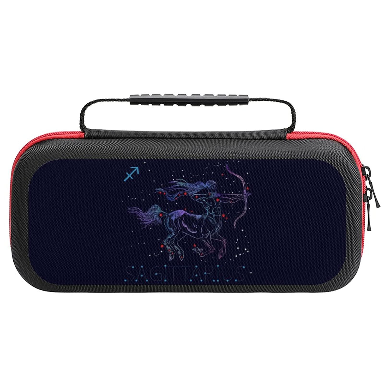 Sagittarius Zodiac Sign Nintendo Switch Lite Case - Protective Travel Carrying Pouch for Switch Lite Console & Accessories - Perfect for Gaming On-The-Go, Commuting, and Travel Storage