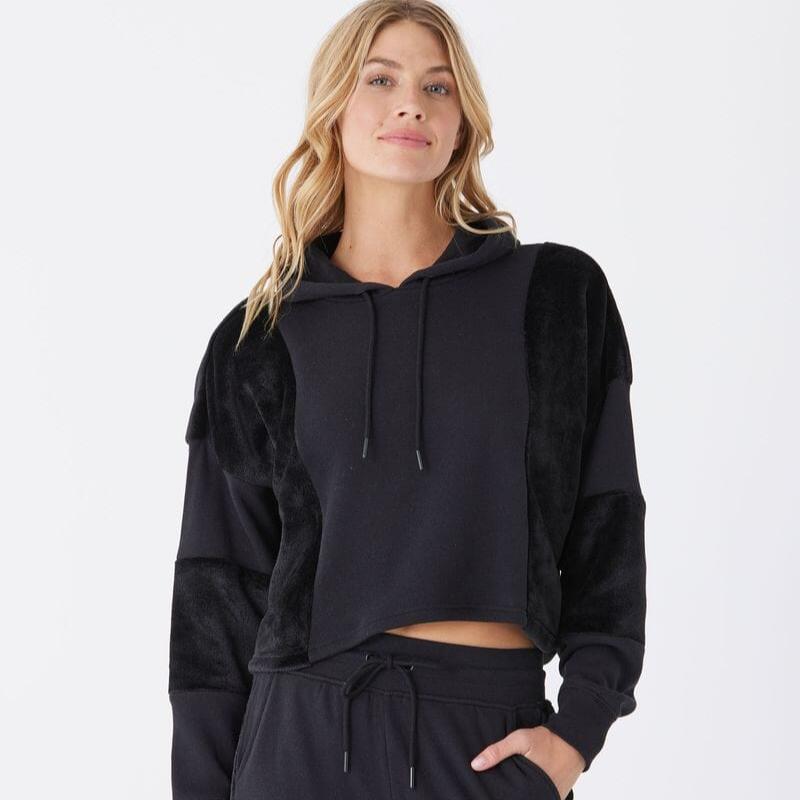 Black Fleece Sherpa Pullover for Women & Men - Cozy Winter Warm Zip Up Hoodie - Perfect for Outdoor Hiking, Camping & Casual Wear