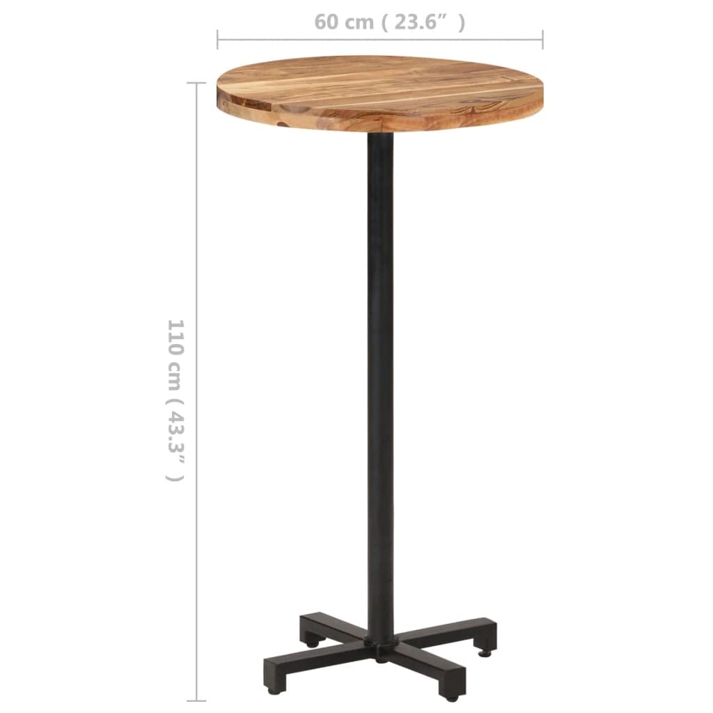 CHARMMA Round Bistro Table - 23.6