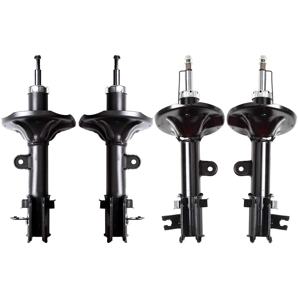 Roadfar 4-Piece Front & Rear Shock Absorber Set - Compatible with 2005-2009 Hyundai Tucson & 2005-2010 Kia Sportage - Heavy Duty Struts for Smooth Ride & Off-Road Performance - Perfect for City Driving, Highway Cruising & Adventure Trips