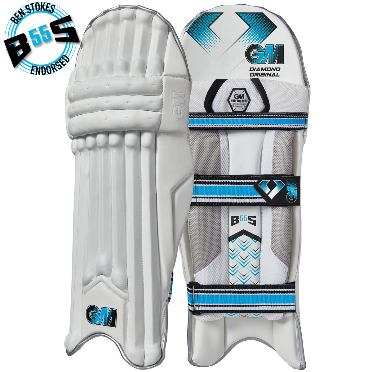 Gunn & Moore Diamond Original Cricket Batting Pads 2025 - Premium Leg Protection for Cricket Players - Perfect for Practice, Matches & Training Sessions