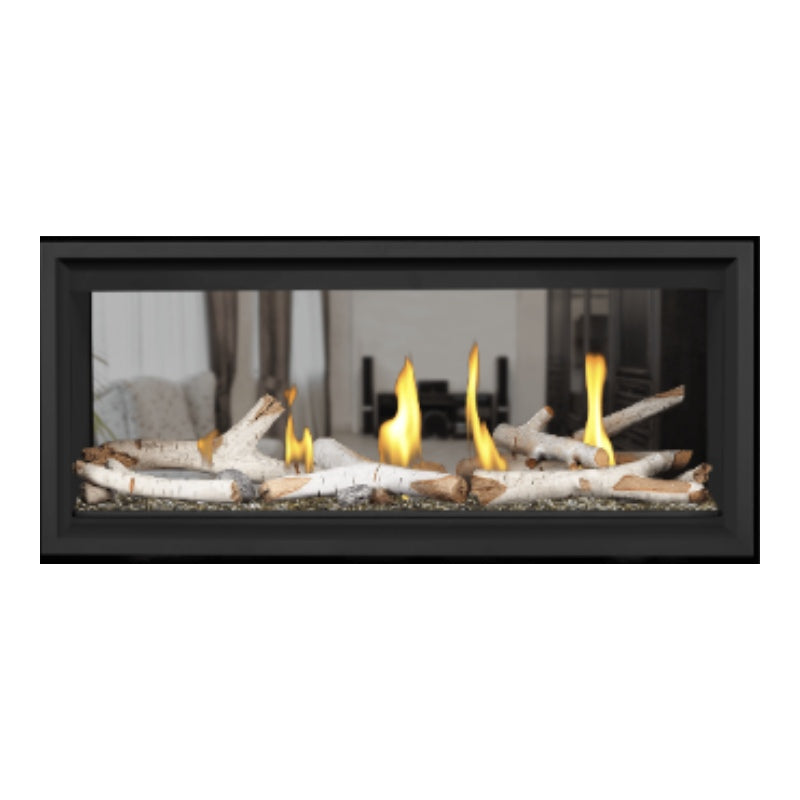 Napoleon Vector 38 See-Through Linear Direct Vent Gas Fireplace - LV38N2 1 | Modern Home Heating Solution for Living Rooms & Patios