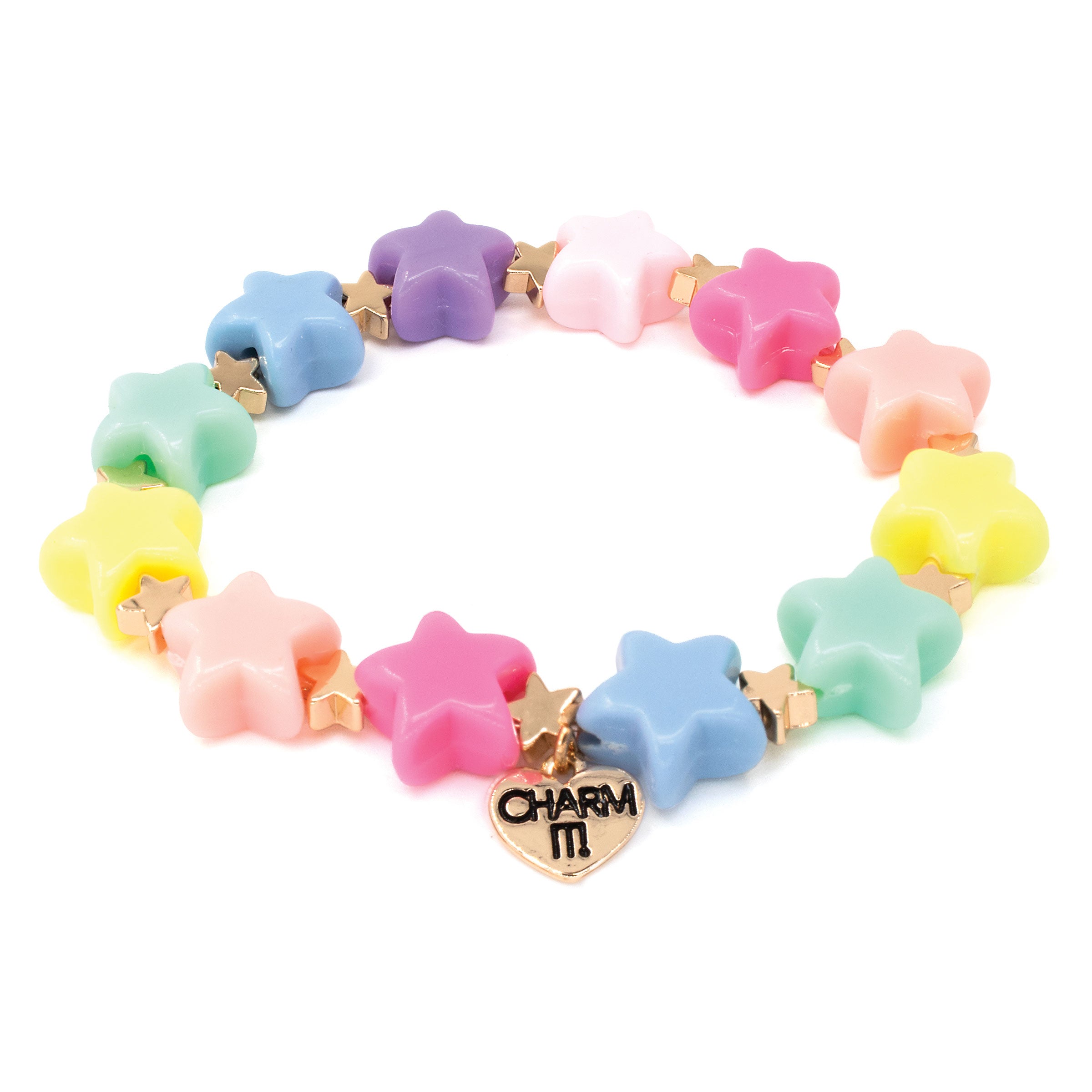 CHARM IT! STAR BRACELET - Elegant Adjustable Charm Bracelet for Women, Trendy Zodiac Jewelry Gift for Teens & Girls - Perfect for Birthday, Anniversary & Everyday Wear