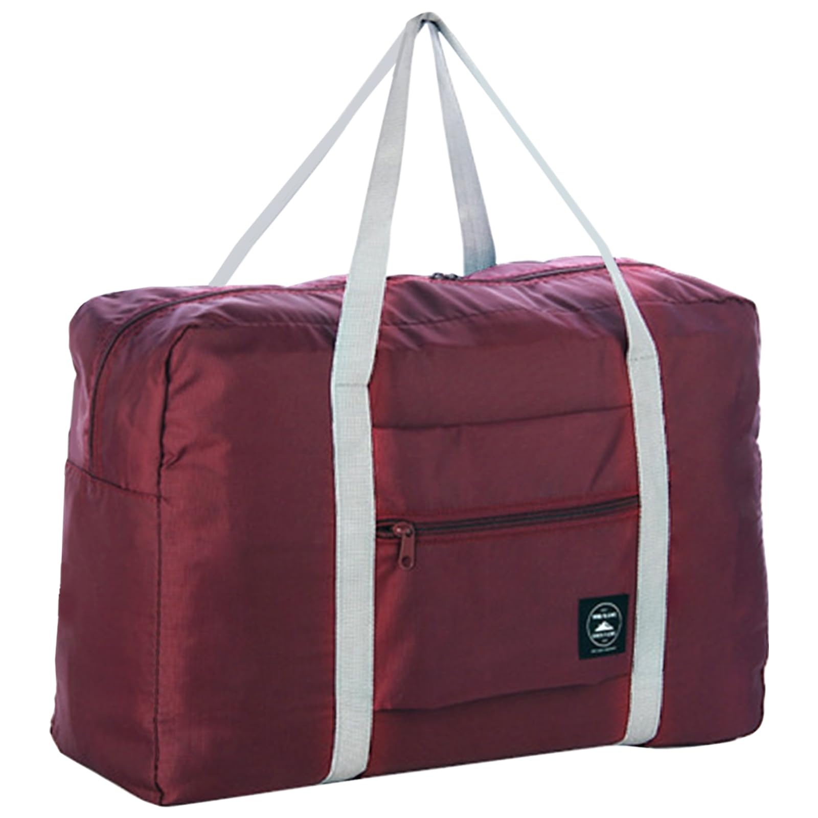 Foldable Travel Duffel Bag - Water Resistant Carry On Luggage for Spirit Airlines, Personal Item Gym Bag for Men & Women - Perfect for Sports, Gym, Weekend Getaways & Overnight Trips (Red)
