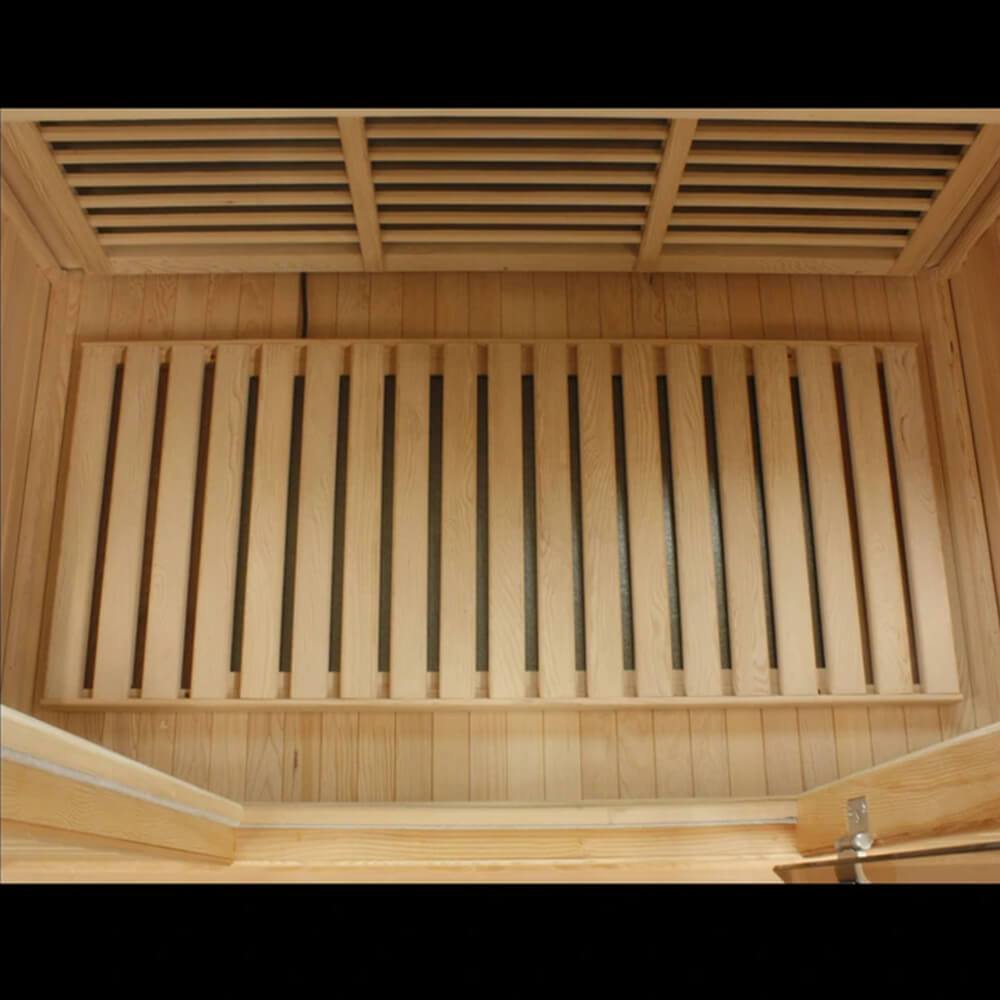 Maxxus MX K206 01 2-Person Low EMF Far Infrared Sauna for Home Spa, Detox & Relaxation - Perfect for Couples Therapy and Muscle Recovery