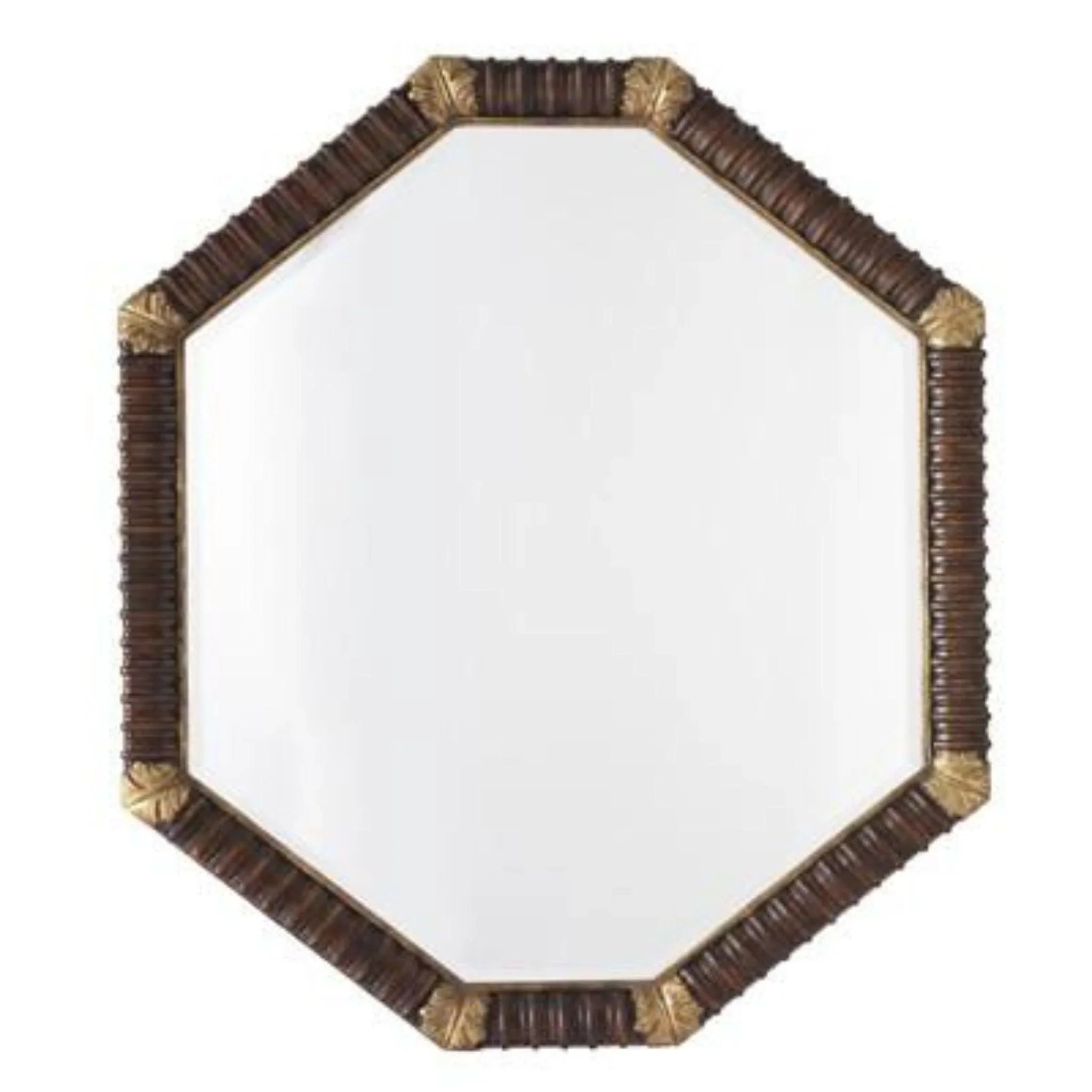 Hand Carved Acanthus Wooden Mirror - Vintage Wall Decor for Living Room, Bedroom & Entryway - Elegant Home Accent for Classic & Modern Interiors
