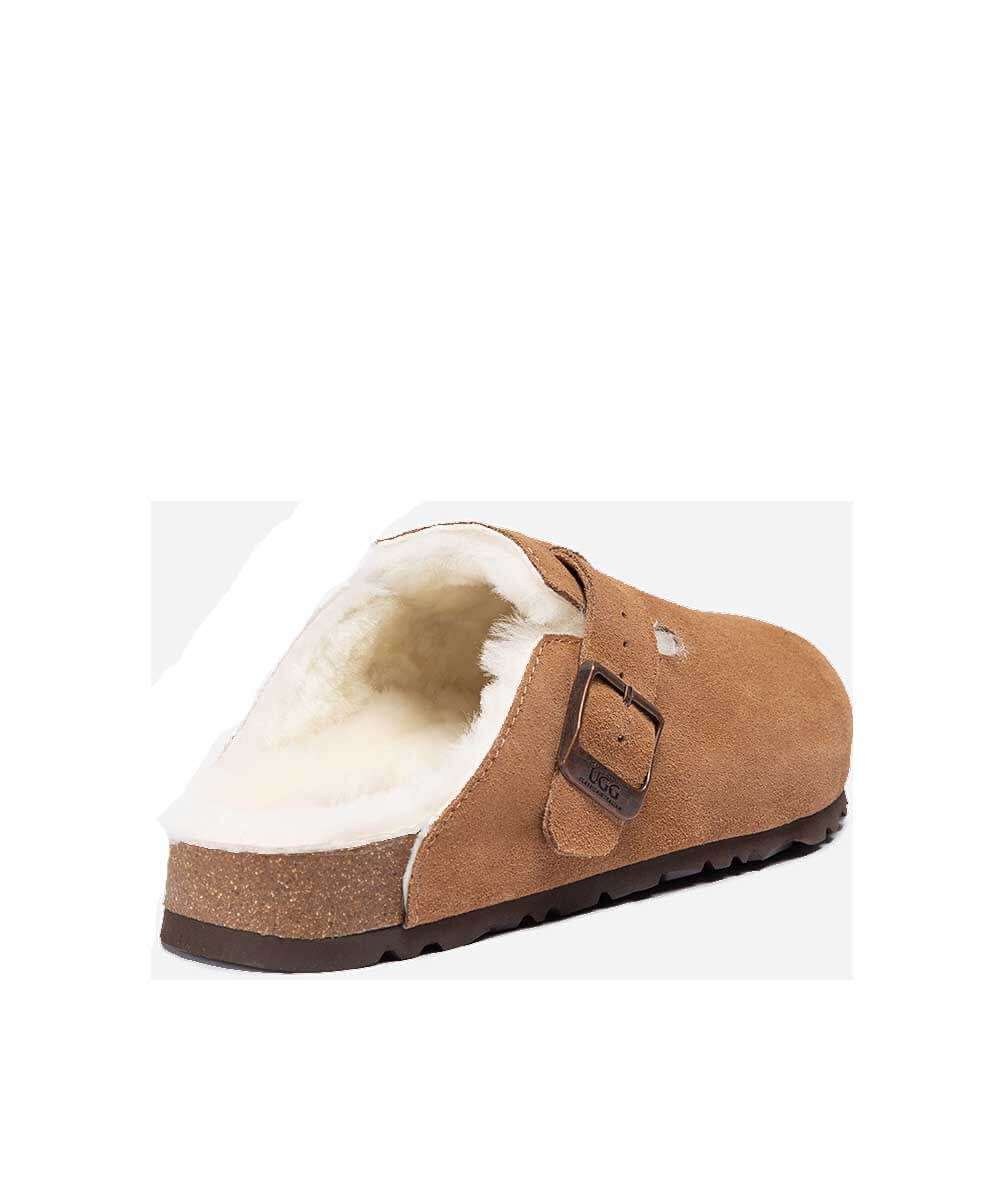 Women's UGG Wool Marly Slippers - Cozy Indoor/Outdoor House Shoes for Winter Comfort - Perfect for Home, Office & Travel