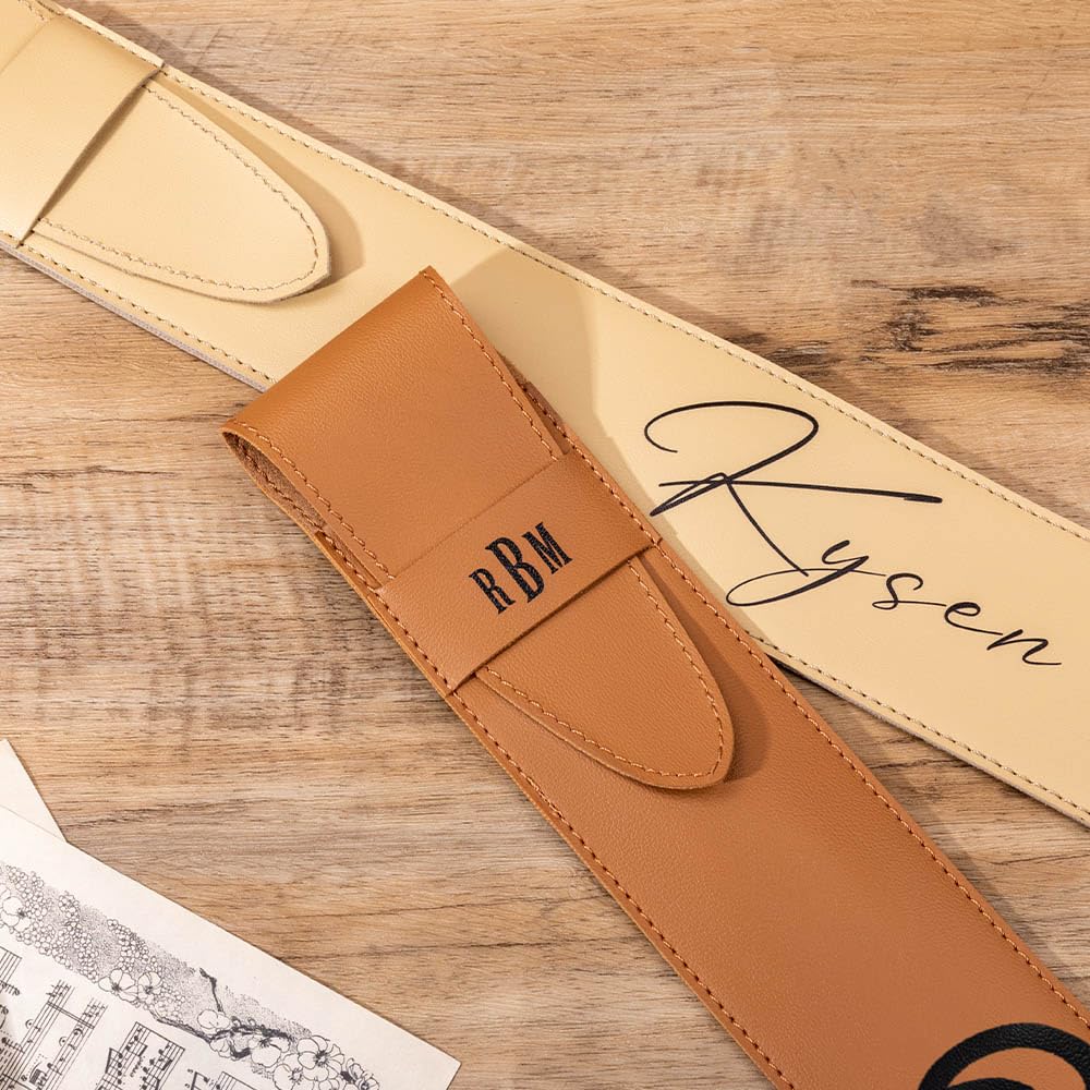 Custom Drum Stick Bag with Personalized Name - PU Leather Portable Drumstick Holder Case for Drummers - Perfect Gift for Musicians & Drum Accessories for Practice, Gigs & Travel