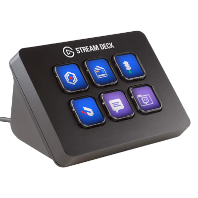 Elgato Stream Deck Mini - Compact 6-Key Studio Controller for Live Streaming, Gaming & Content Creation | Perfect for Twitch, YouTube & Podcasting