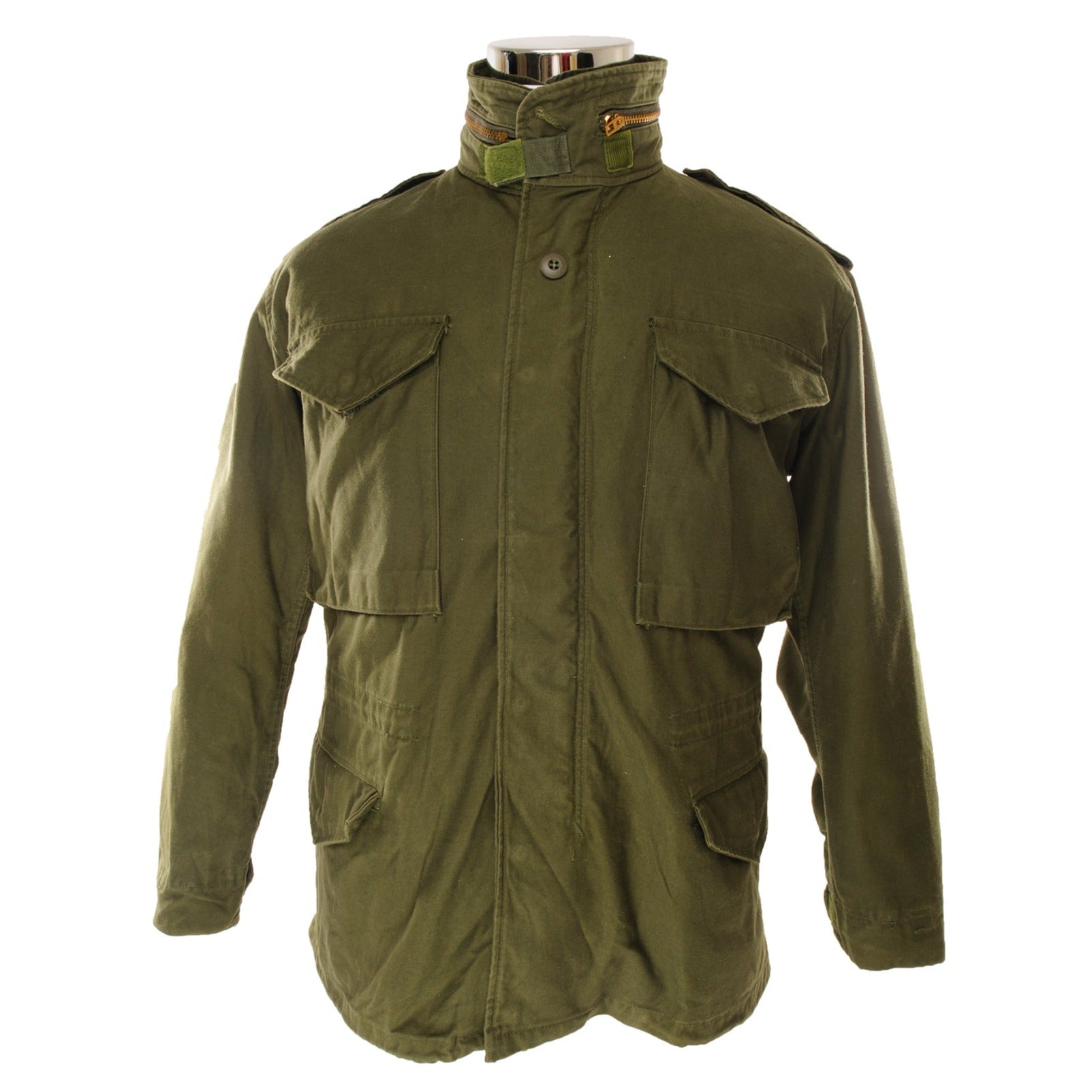 Vintage US Army M-1965 M65 Field Jacket - 1980s Small Short Size - Military Green Outerwear for Men - Perfect for Outdoor Adventures, Camping & Casual Wear