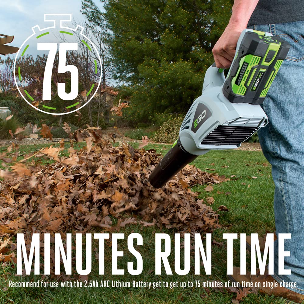 EGO Power+ LB4800 56V Cordless Leaf Blower - 480 CFM, 3-Speed Turbo, Lithium-Ion Battery (Battery & Charger Sold Separately) - Ideal for Yard Cleaning, Driveway Clearing & Outdoor Maintenance
