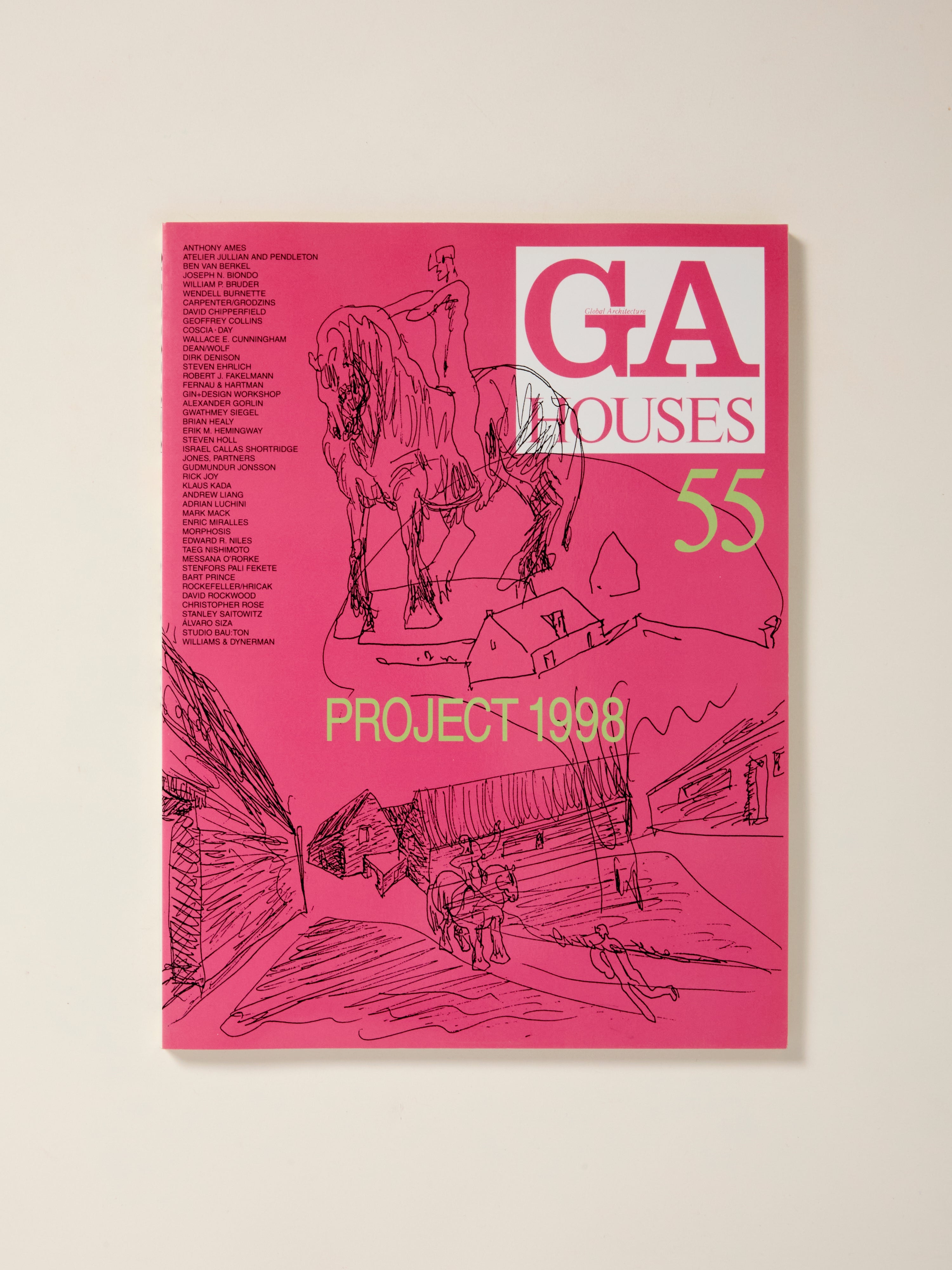 GA Houses 55: Project 1998 - Vintage Collectible Model Building Kit for Architecture Enthusiasts | Perfect for Display, Gifts, and Home Decor