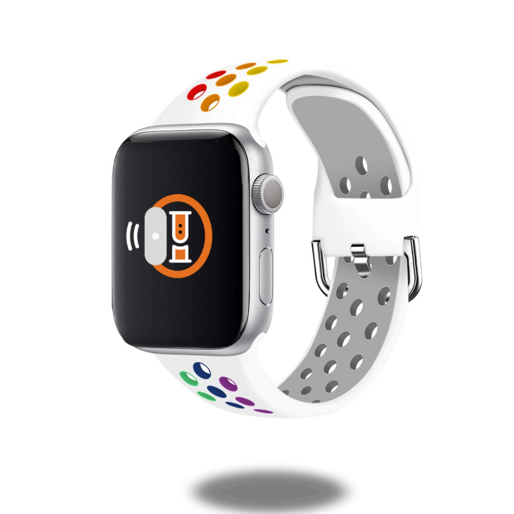 Durable Silicone Sport Bands with Adjustable Metal Buckle - Comfortable Fitness & Running Wristbands for Men & Women - Perfect for Gym, Workouts & Outdoor Activities