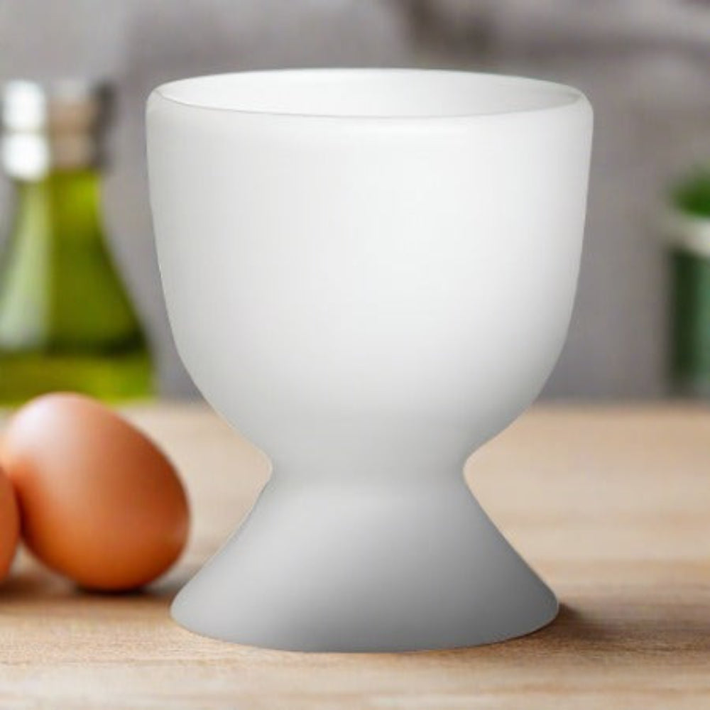 Imperial White Cameo 210 69 Egg Cup Set - 2 Pack (12/Case) - Perfect for Breakfast, Brunch, and Elegant Table Settings