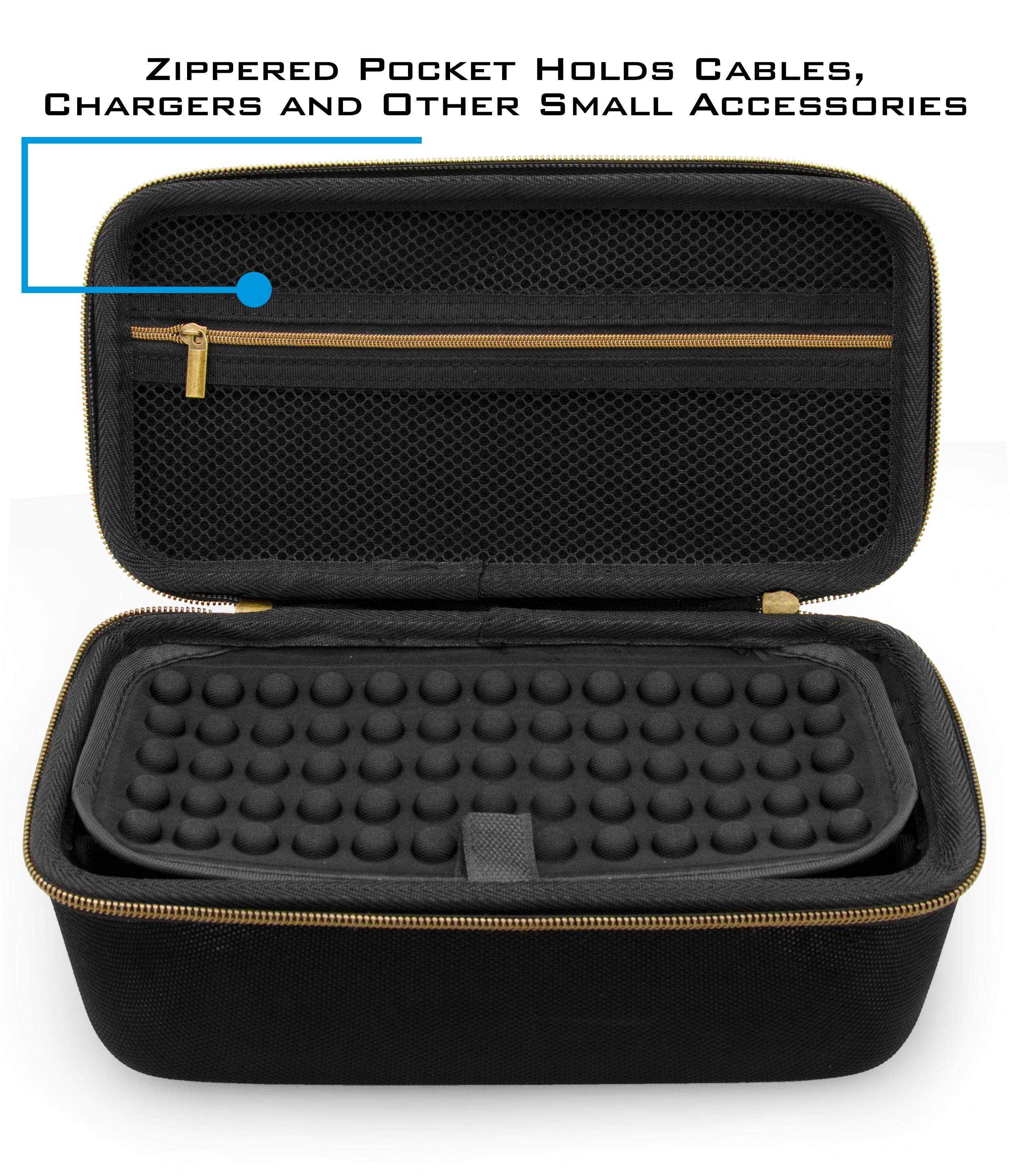 CASEMATIX Travel Case for Peloton Guide Camera & Accessories - Protective Storage for Smart Trainer, Cables, Remote & Mount - Perfect for Gym, Home Workouts & Travel