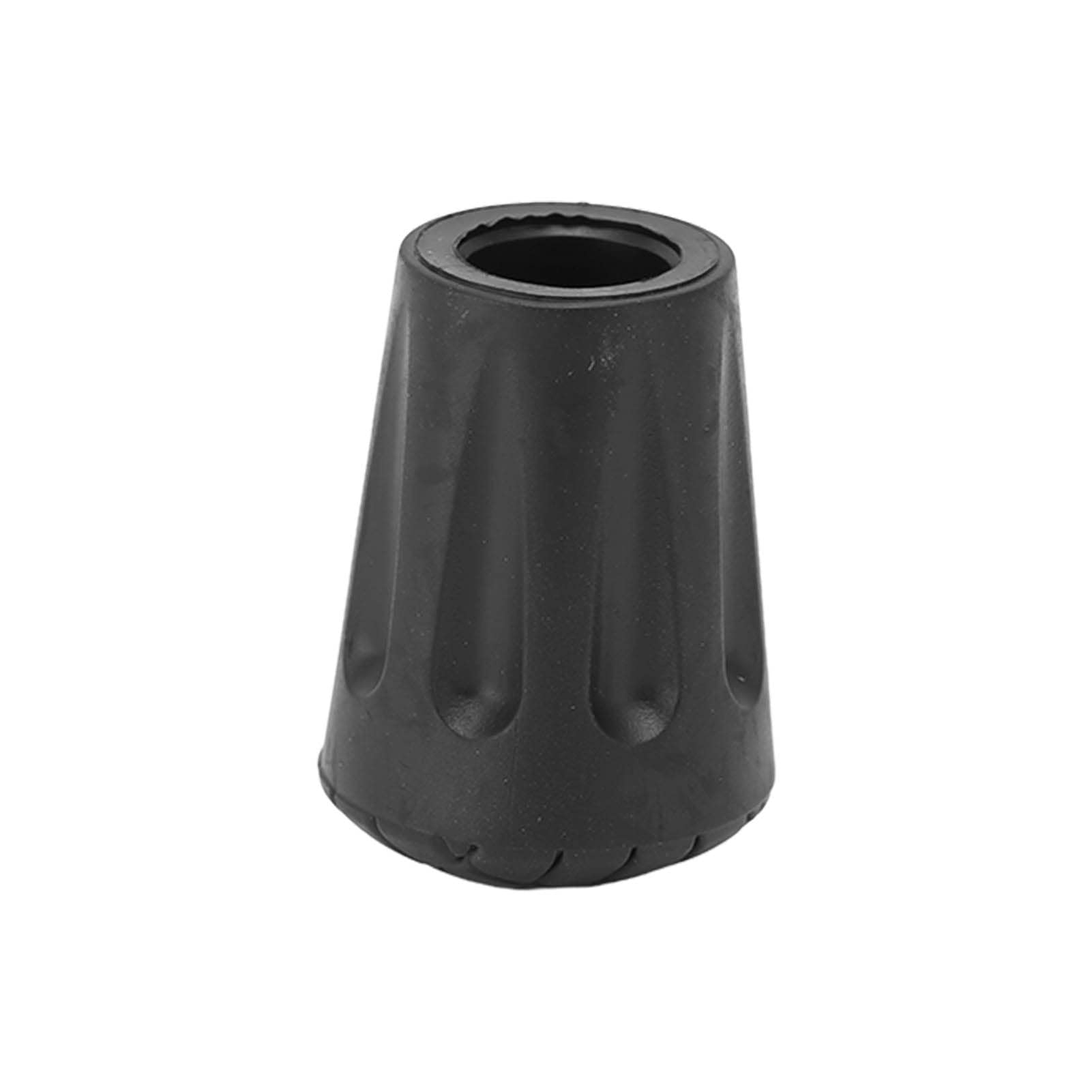 Non-Slip Rubber Walking Cane Tips - 10pcs Universal 11mm Hole Diameter Round Head Foot Covers for Hiking, Trekking & Elderly Support - Prevent Falls on Ice, Snow & Wet Surfaces