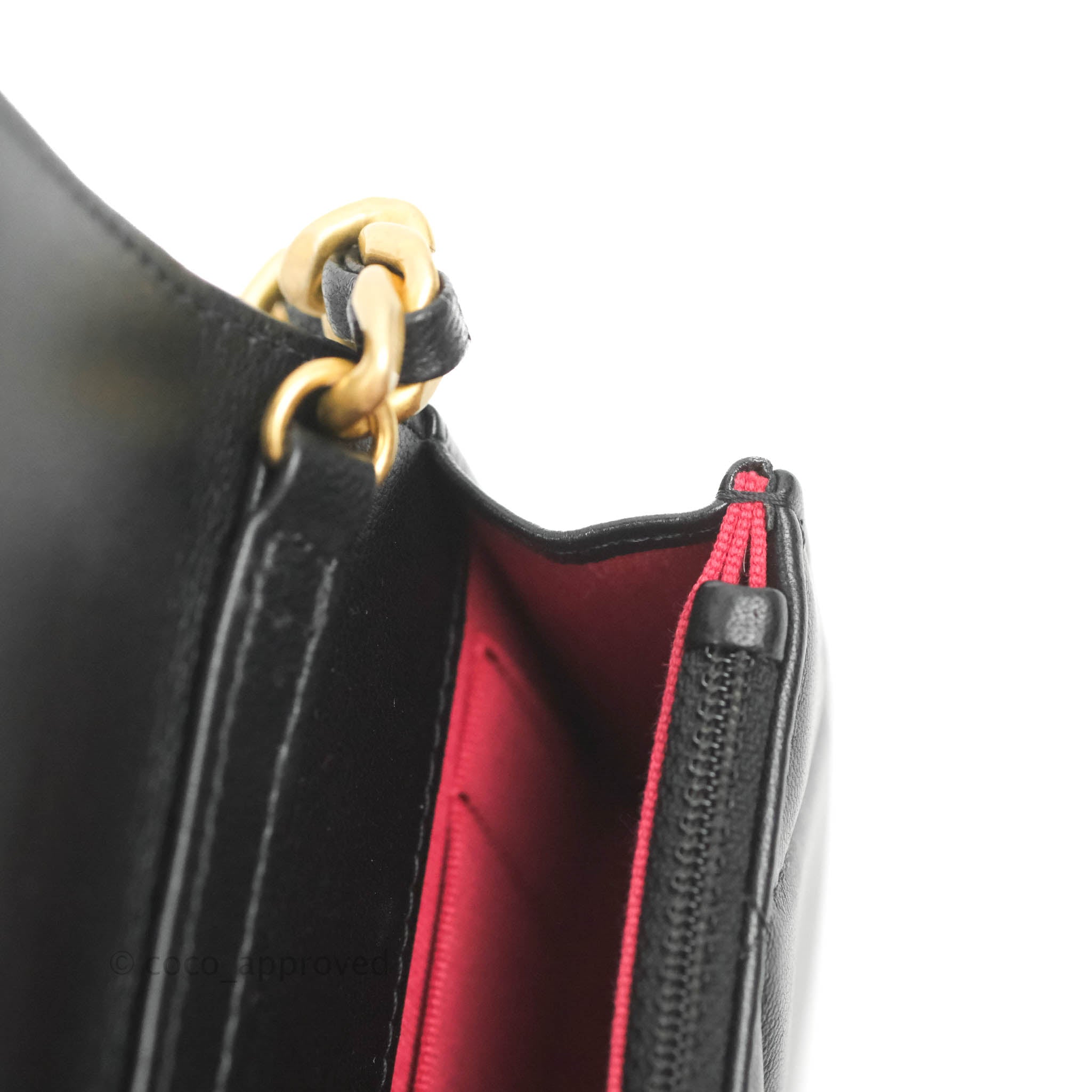 Chanel 19 Mini Clutch with Chain - Black Lambskin Leather Crossbody Bag with Mixed Hardware for Women | Perfect for Evening Parties, Date Nights & Special Occasions