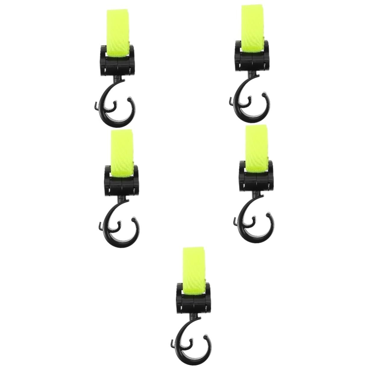 Mobestech 5-Pack Stroller Hooks - Durable Plastic Shopping Bag Hangers for Baby Strollers, Car Seats & Grocery Carts | Perfect for Parents, Diaper Bags & On-the-Go Convenience