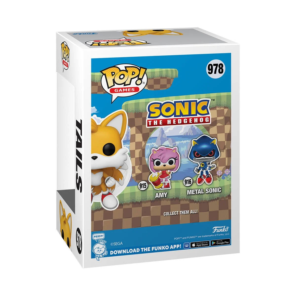 Sonic the Hedgehog Tails Flying Action Figure - Specialty Series Collectible Toy for Kids & Fans - Perfect for Display, Play & Gift Giving