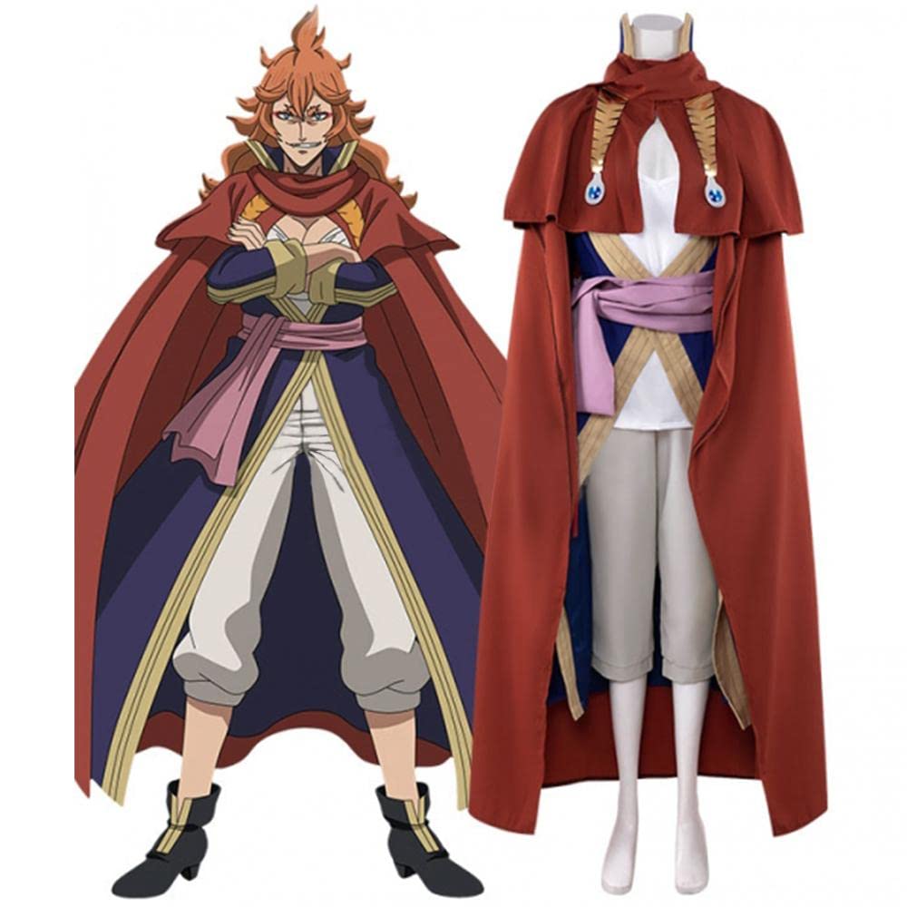 LoliMiss Mereoleona Vermillion Cosplay Costume - Anime Halloween Cloak Cape Suit for Adults & Men | Perfect for Conventions, Cosplay Events & Halloween Parties