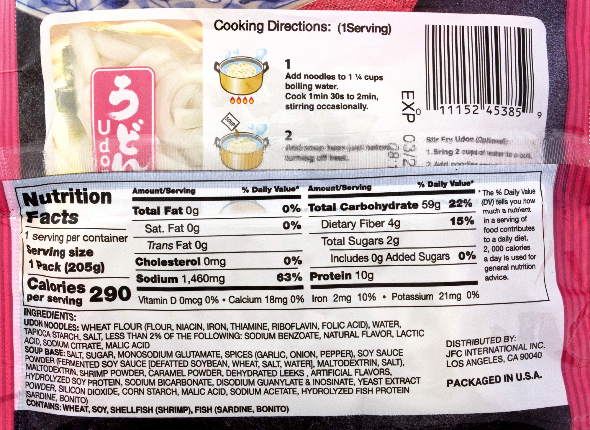 Myojo Udon Japanese Style Noodles with Soup Base - Shrimp Flavor, 7.23oz (15 Pack) | Authentic Japanese Instant Noodles for Quick Meals, Office Lunches & Late Night Snacks
