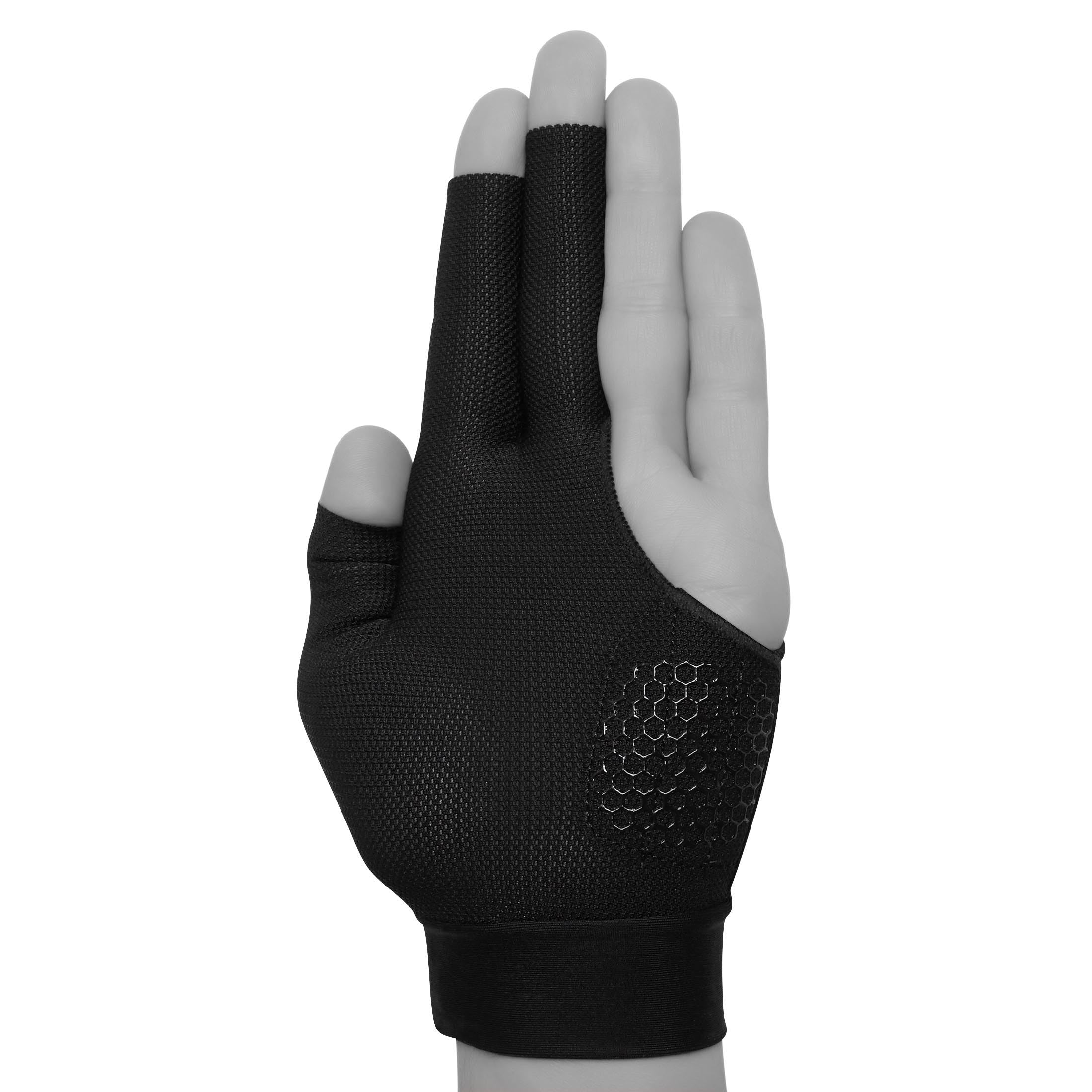 TAOM Midas Billiard Pool Cue Glove - Left & Right Hand Compatible - Perfect for Snooker, 8-Ball & 9-Ball Games