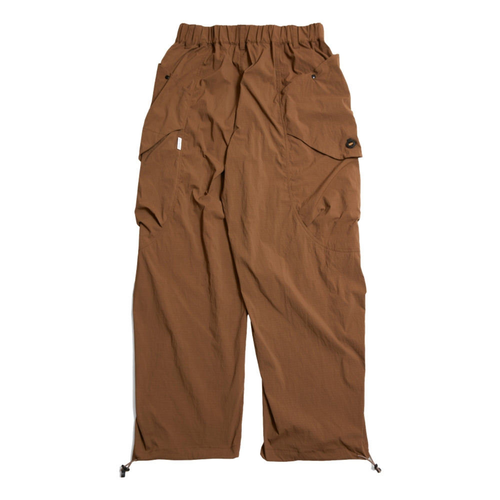OPEN DIALOGUE 3D Pocket Army Cargo Pants in Brown - Tactical Military Style Pants for Outdoor Adventure, Hiking & Urban Streetwear