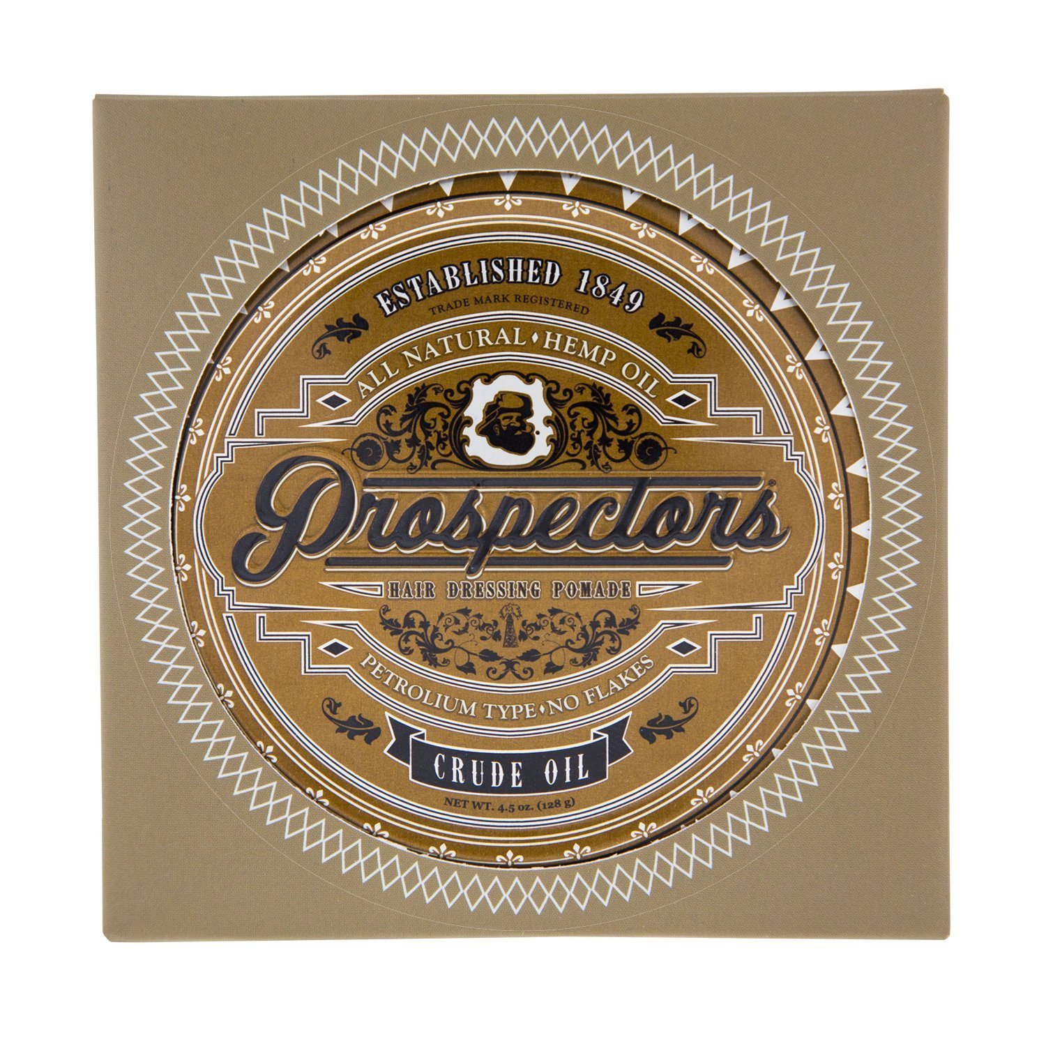 Premium Crude Oil Hair Pomade for Men - Strong Hold & Natural Shine - Styling Wax for Fades, Pompadours & Classic Looks - Perfect for Daily Grooming & Special Occasions
