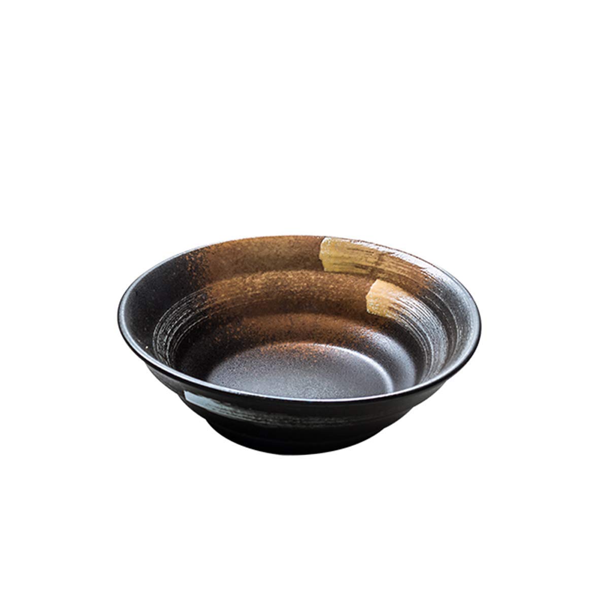 Modern Ceramic Salad Bowl - Ethnic Style Pasta & Soup Bowl Set - Large Serving Dish for Cereal, Pasta & Salads - Perfect for Family Dinners & Entertaining