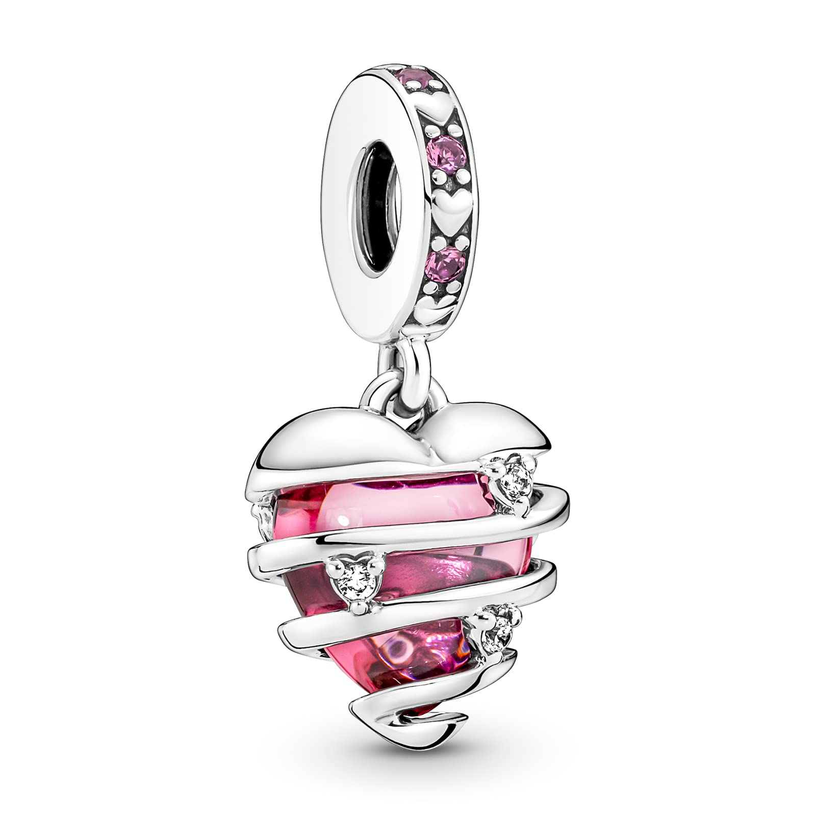 LaMenars Heart & Love Charm 925 Sterling Silver Beads for Bracelet Making - Halloween, Birthday, Anniversary Jewelry Gifts for Women & Girls - Perfect for DIY Crafting, Party Favors, and Special Occasion Presents