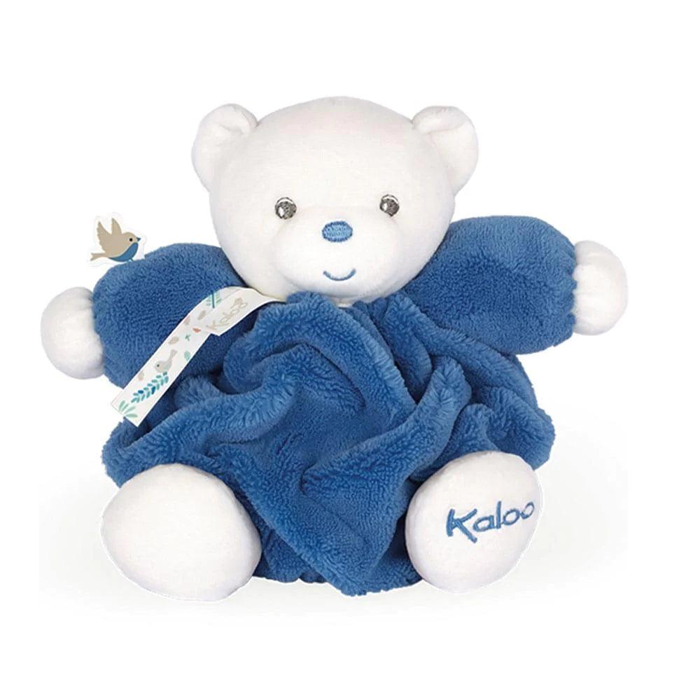 Kaloo Chubby Bear Plush Toy - Ocean Blue Small Stuffed Animal | Soft Cuddly Gift for Babies & Kids | Perfect for Nursery Decor, Birthday Presents & Comfort Companions