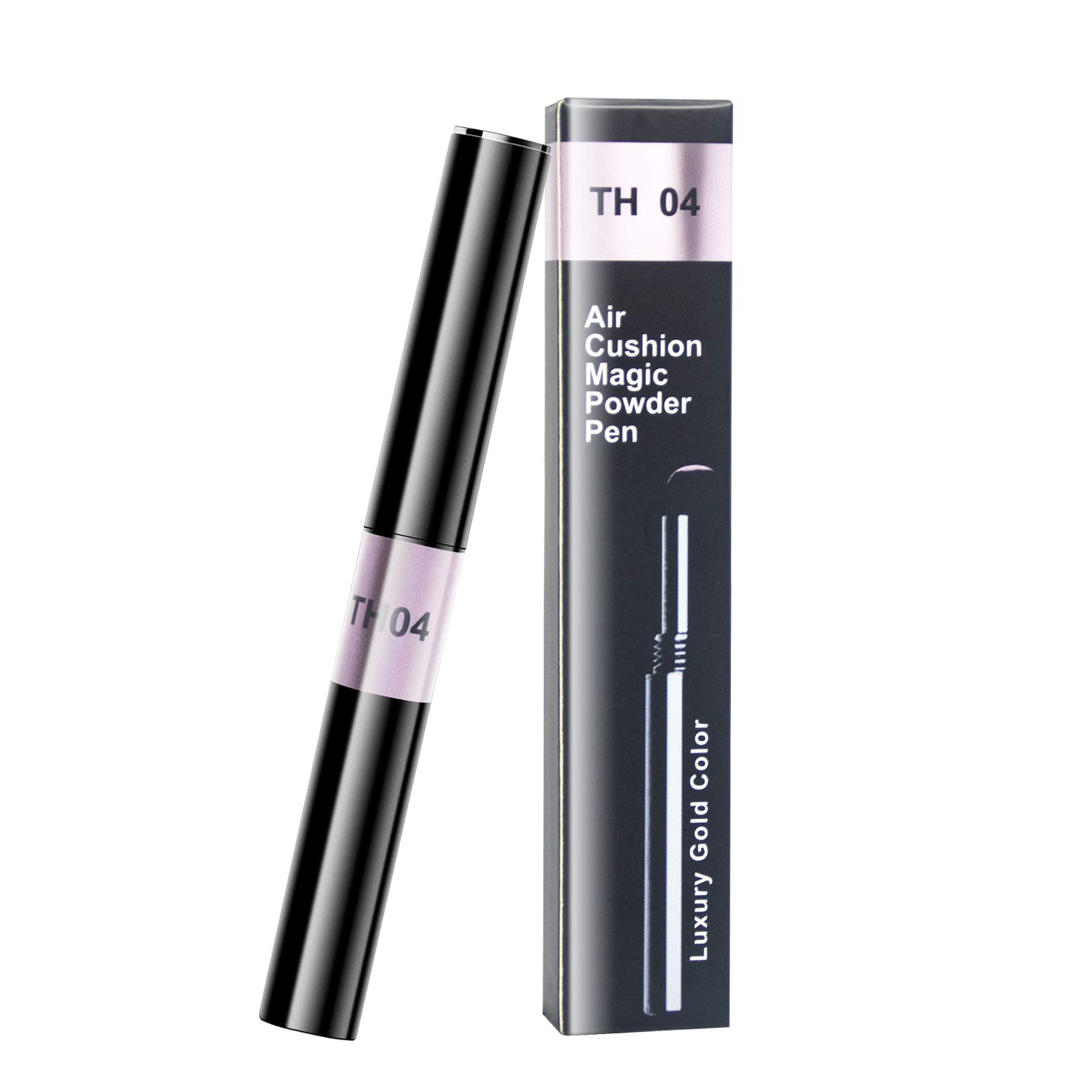 Vcedas Chrome Nail Pen - Acrylic Powder with Laser Mirror Effect, Air Cushion Magic Mirror Powder for Nail Art (Pink) | Perfect for Salon, DIY Manicures & Special Occasions