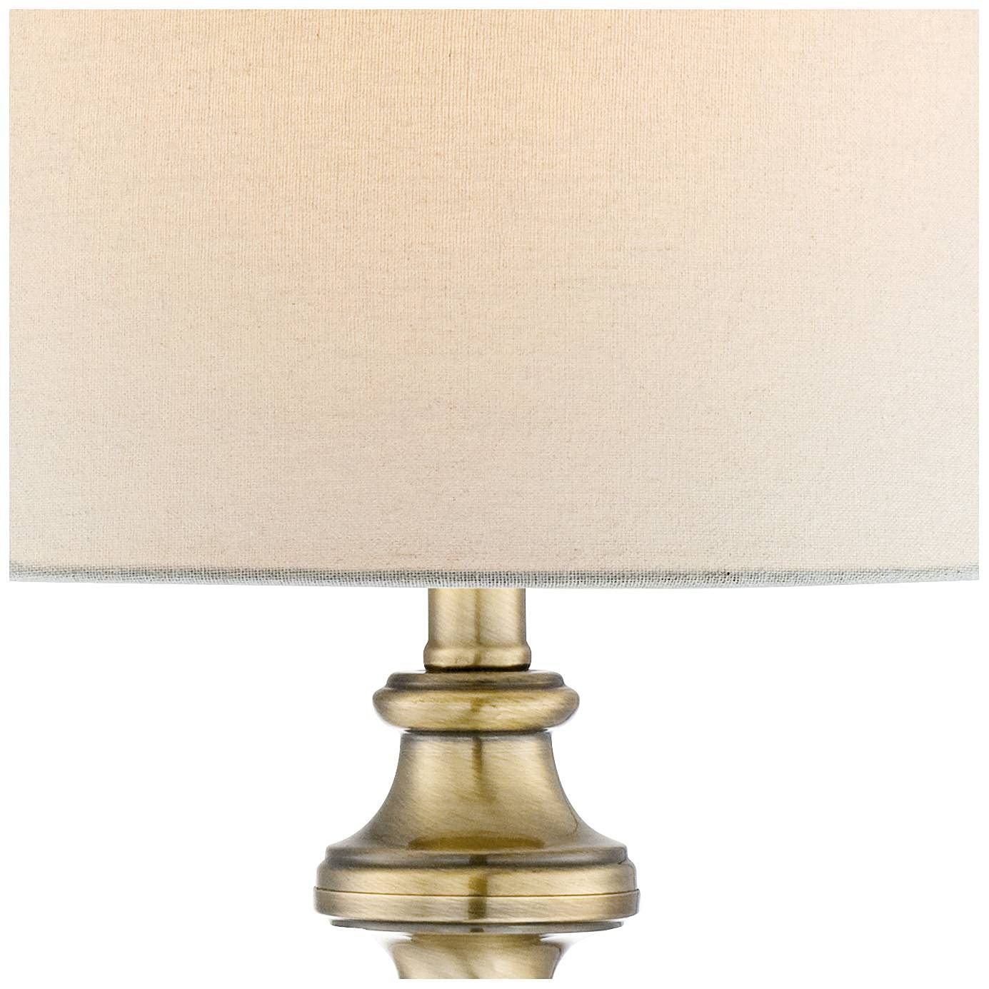 Regency Hill Fairlee Traditional Candlestick Table Lamps - Set of 2, 26