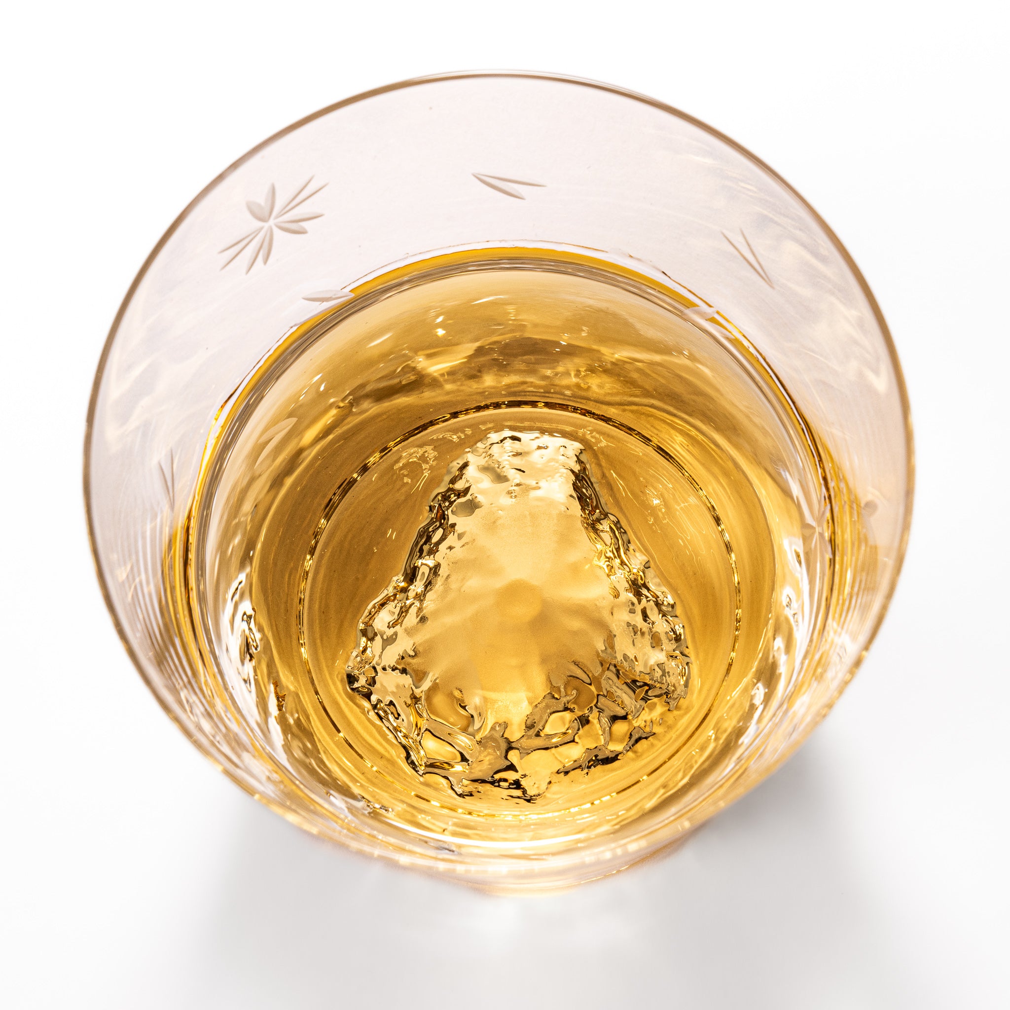 Tajima Mount Fuji Rocks Glass Set with Cherry Blossom Design - Japanese Whiskey Glasses for Cocktails, Bourbon & Scotch - Perfect for Home Bar, Gifts & Japanese Culture Enthusiasts