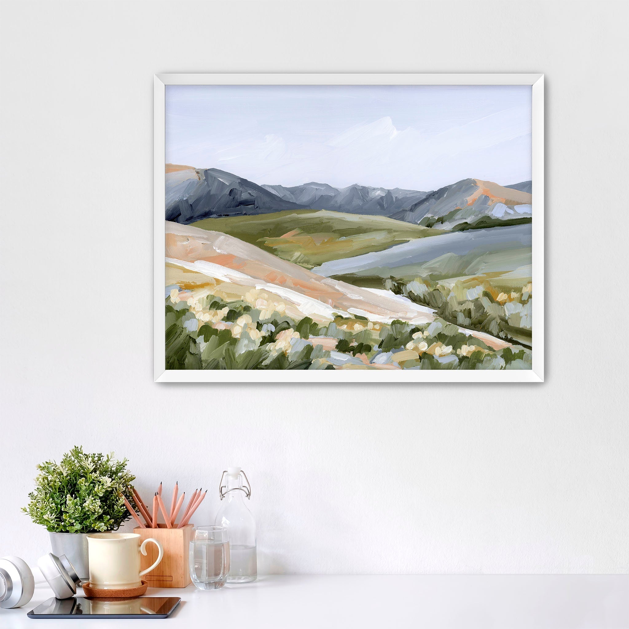 Seasons Mingling Art Print - Beautiful Nature Landscape Wall Decor for Home, Office & Gifts | Perfect for Living Room, Bedroom & Interior Design